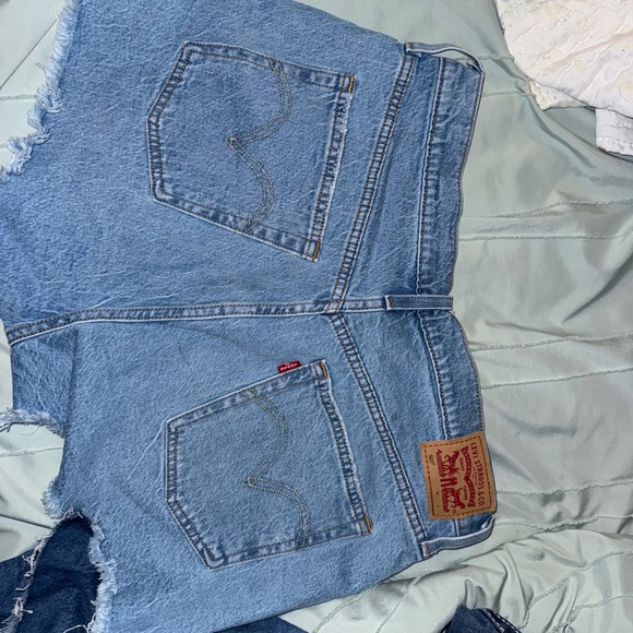 Levi's Light Blue Jean Shorts - Picture 2 of 2